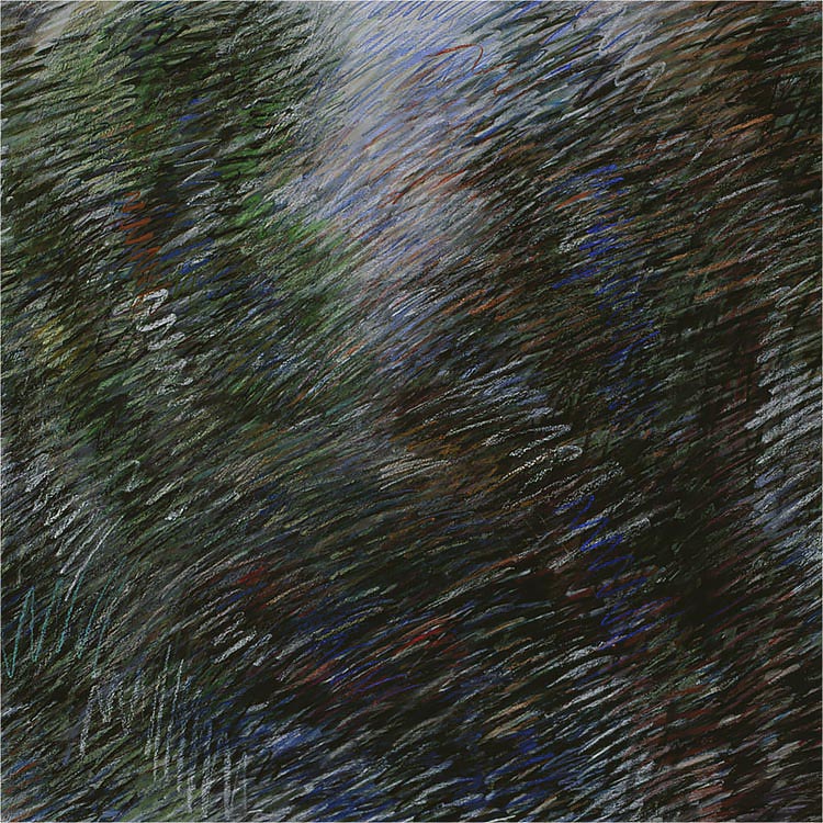 Hoogwater voor zonsondergang / uiterwaarden