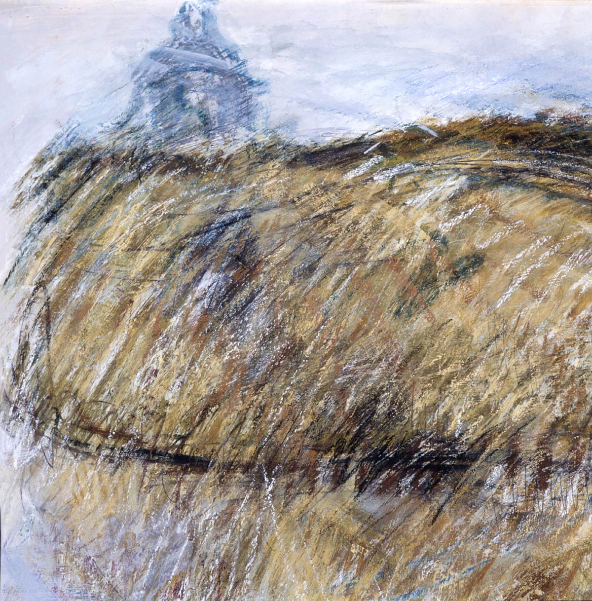 olieverf, gemengde techniek op papier