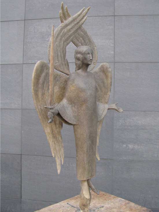 Cherubijn, bewaker van de plek.