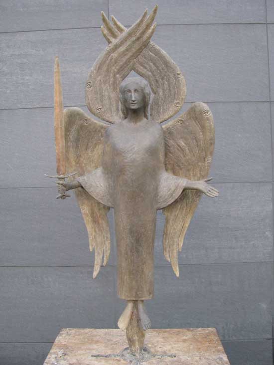 Cherubijn, bewaker van de plek.