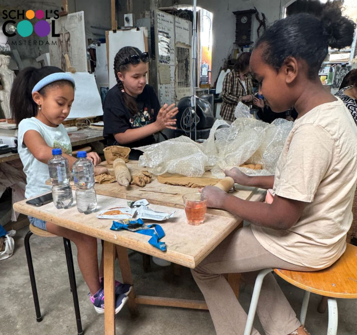 Kinderen van School's cool Amsterdam
